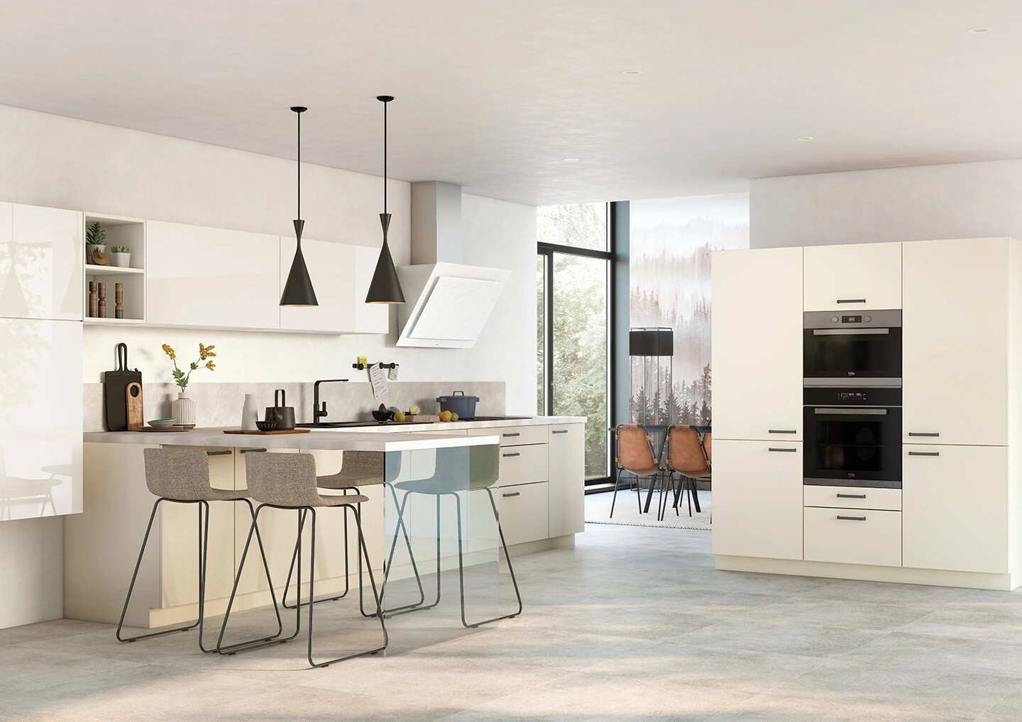 MILANO Blanc Coquille et Magnolia